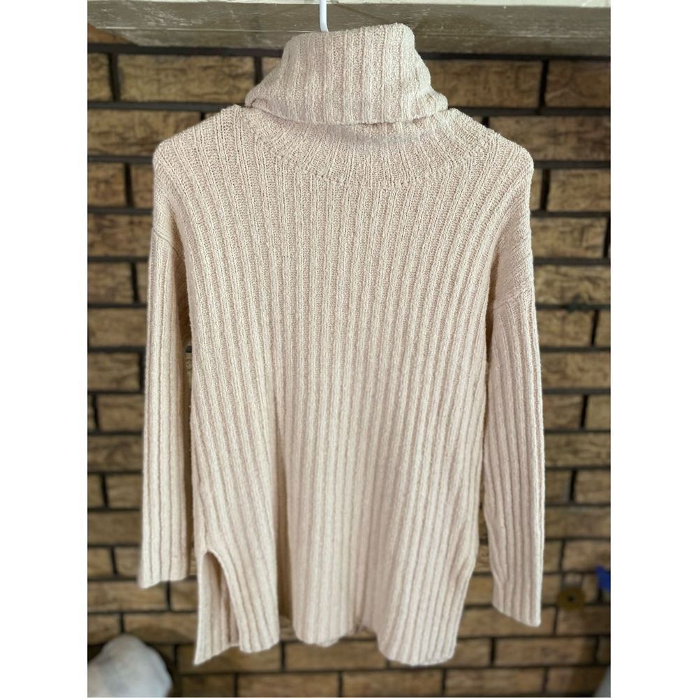 Lou & Grey By Loft Ribbed Turtleneck Sweater